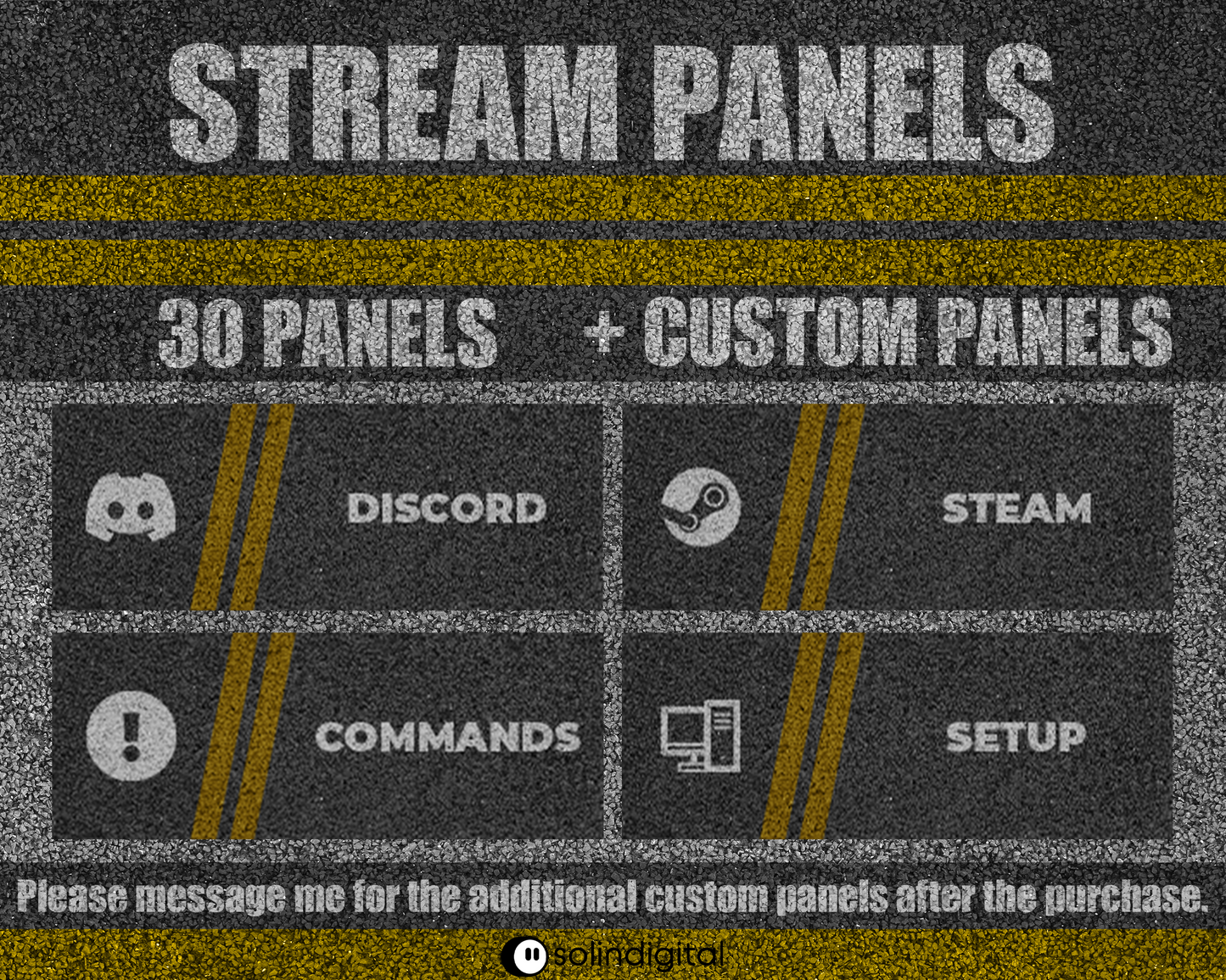Asphalt Stream Panels