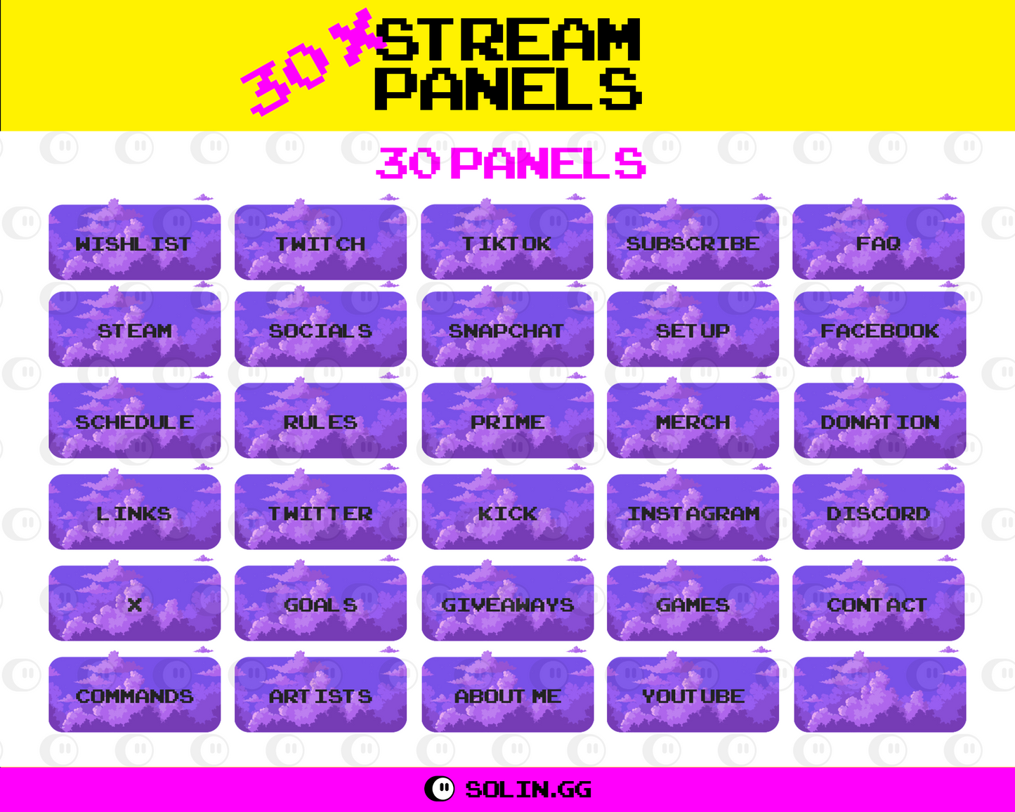 Pixel Cloud Stream Panels