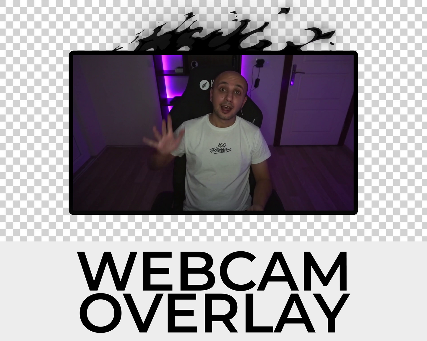 Animated Fire Twitch Overlays - Horizontal