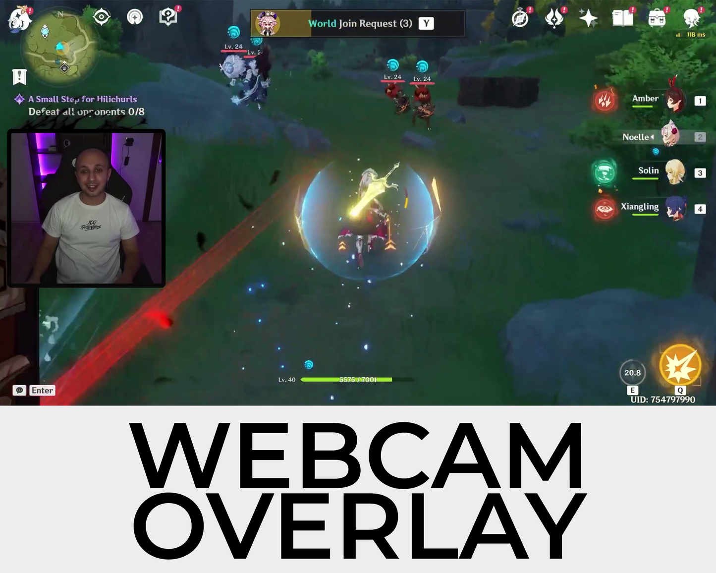 Animated Fire Twitch Overlays - Square