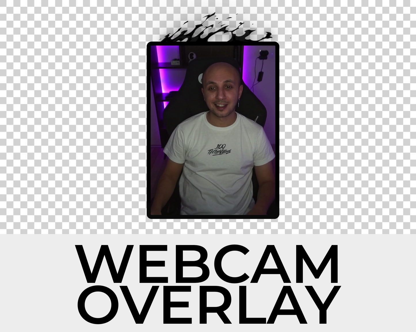 Animated Fire Twitch Overlays - Vertical