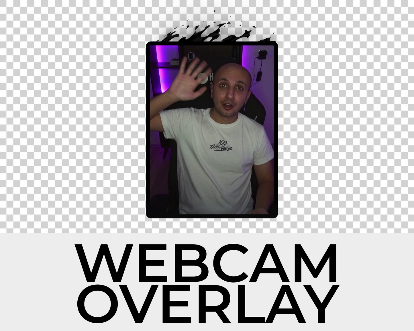 Animated Fire Twitch Overlays - Vertical