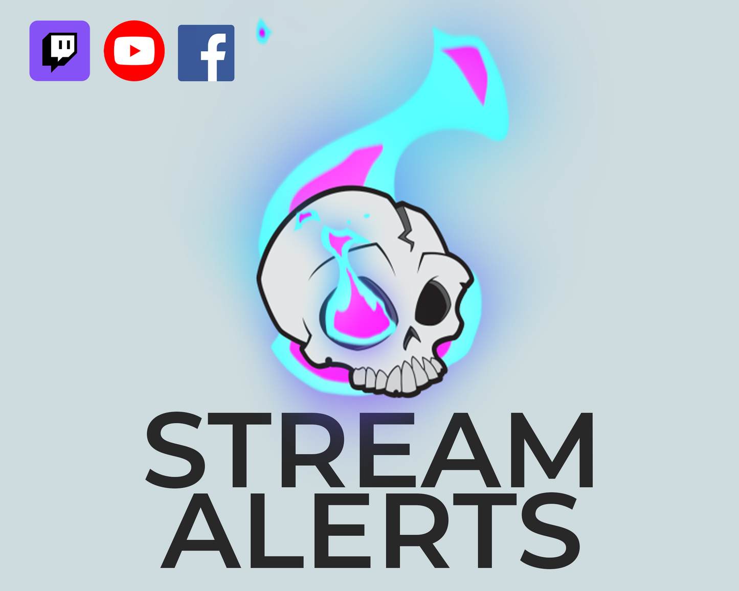 Burning Skull Twitch Stream Alerts