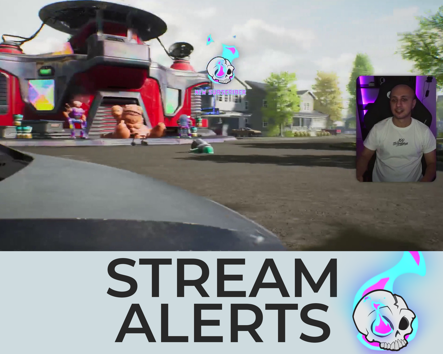 Burning Skull Twitch Stream Alerts