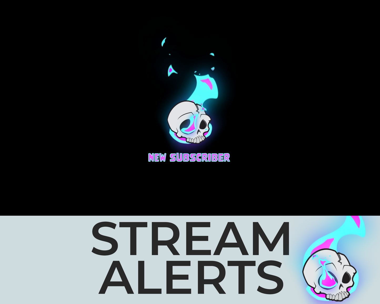 Burning Skull Twitch Stream Alerts