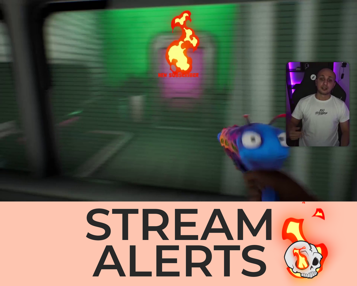 Burning Skull Twitch Stream Alerts