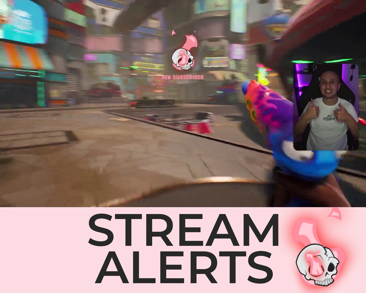 Burning Skull Twitch Stream Alerts