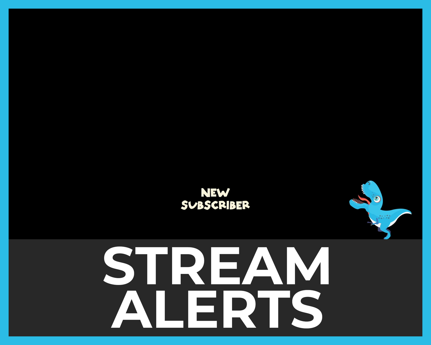 Dinosaur Twitch Stream Alerts