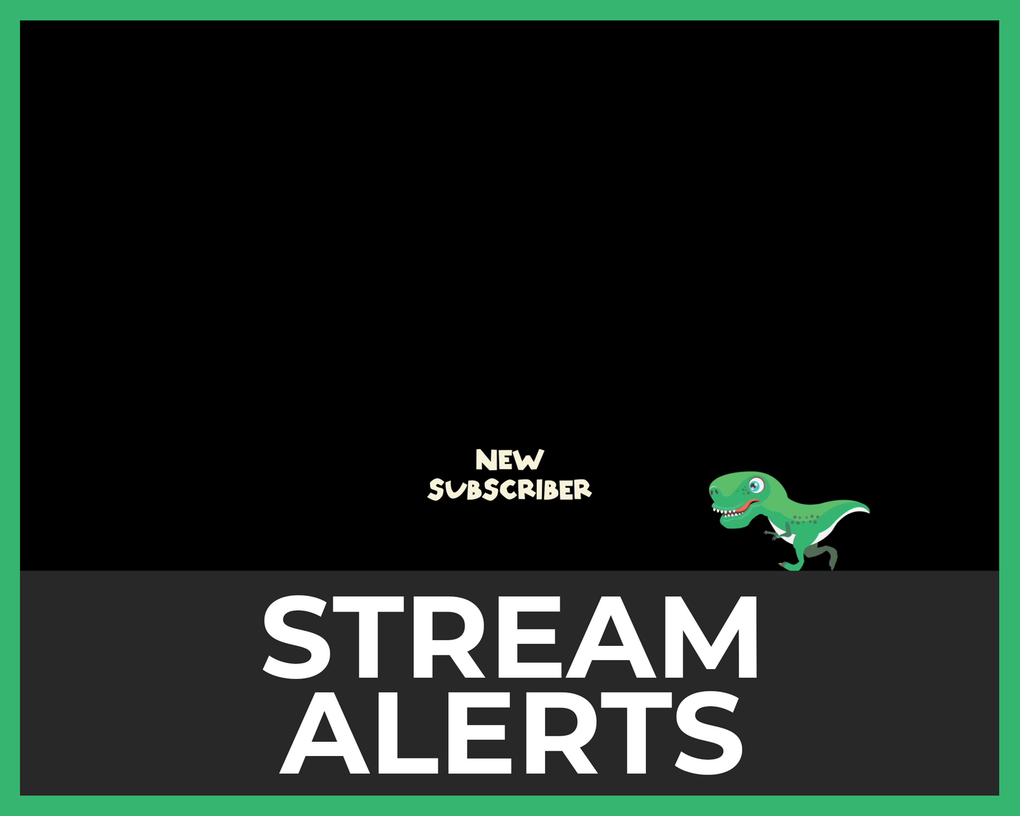 Dinosaur Twitch Stream Alerts