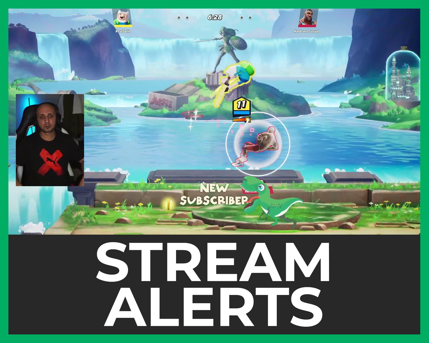 Dinosaur Twitch Stream Alerts