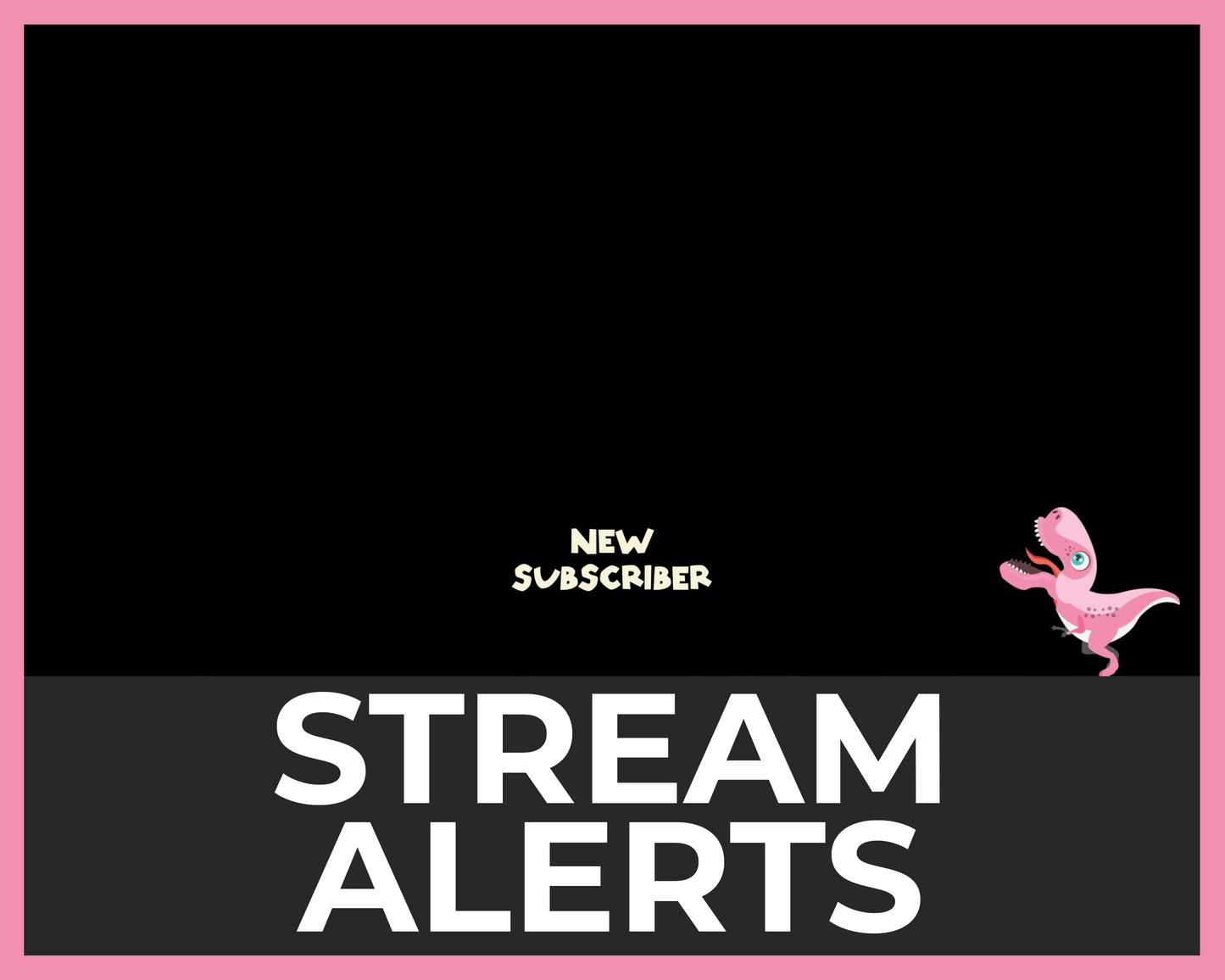 Dinosaur Twitch Stream Alerts