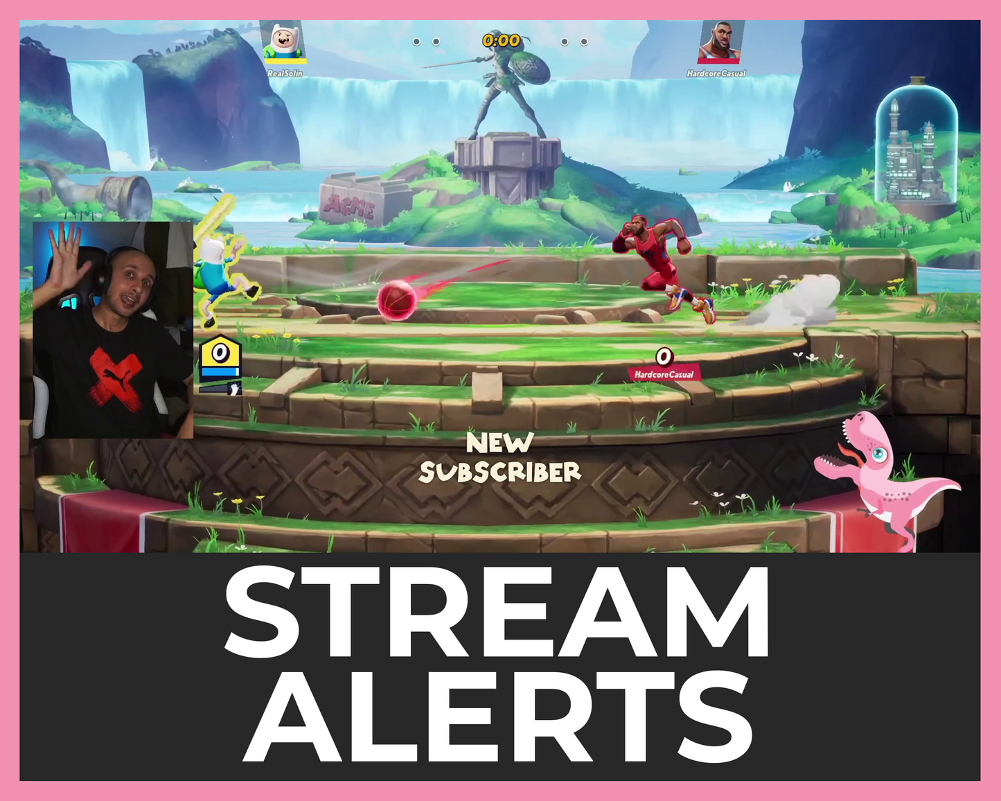 Dinosaur Twitch Stream Alerts