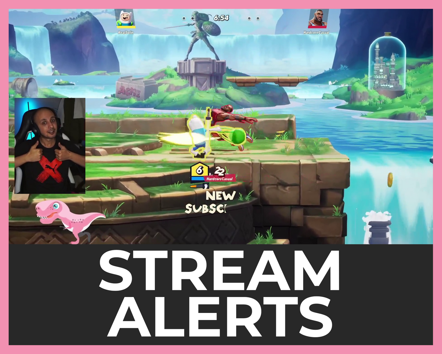 Dinosaur Twitch Stream Alerts