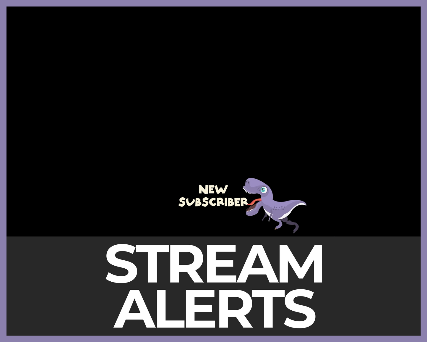 Dinosaur Twitch Stream Alerts