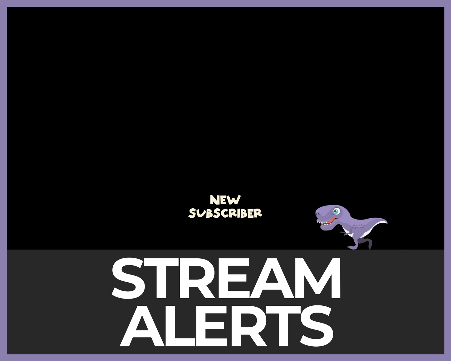 Dinosaur Twitch Stream Alerts