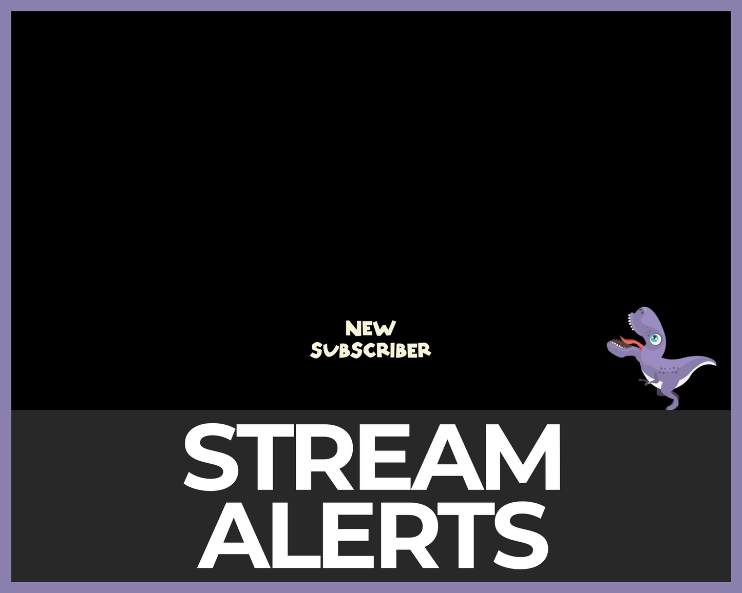 Dinosaur Twitch Stream Alerts
