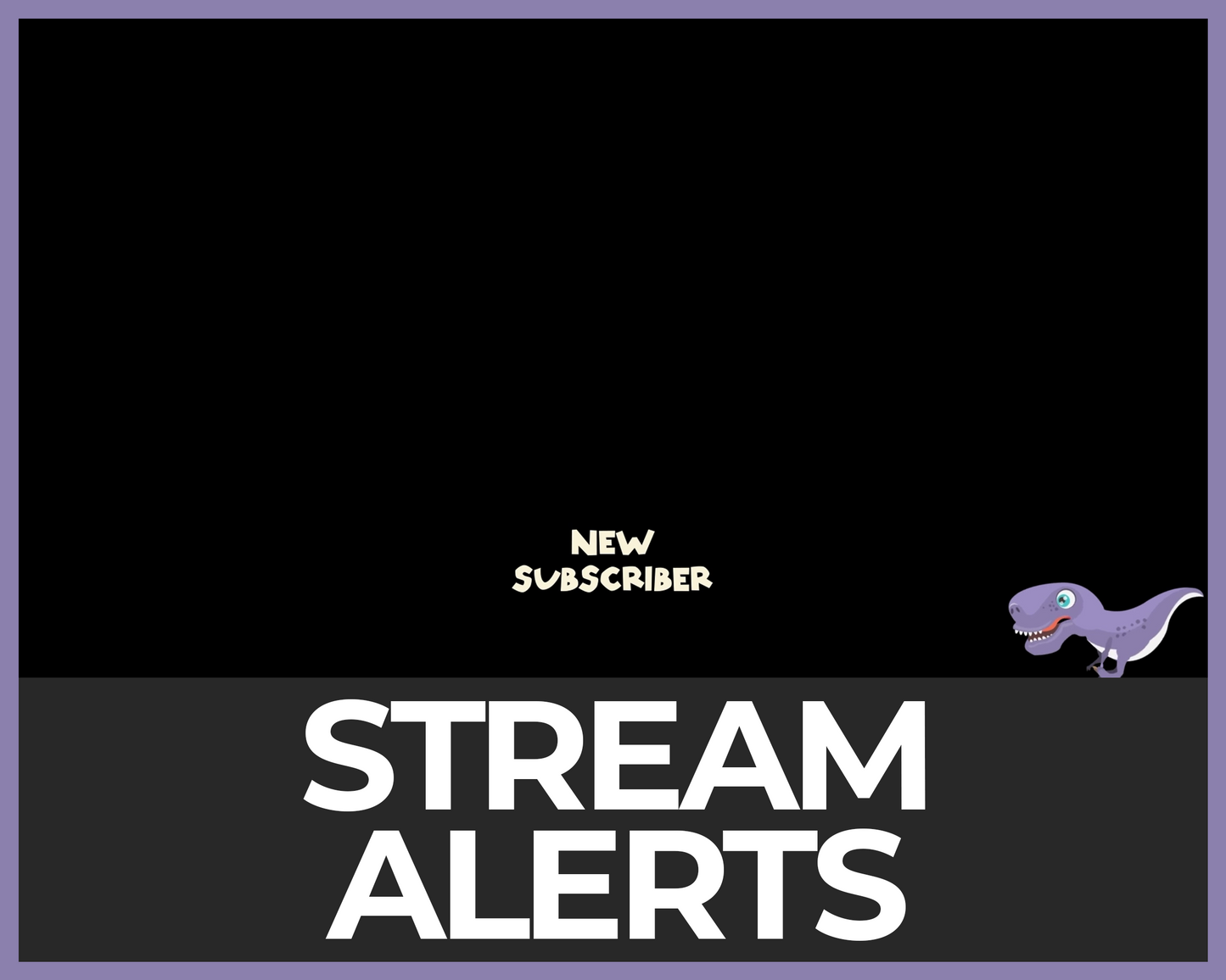 Dinosaur Twitch Stream Alerts