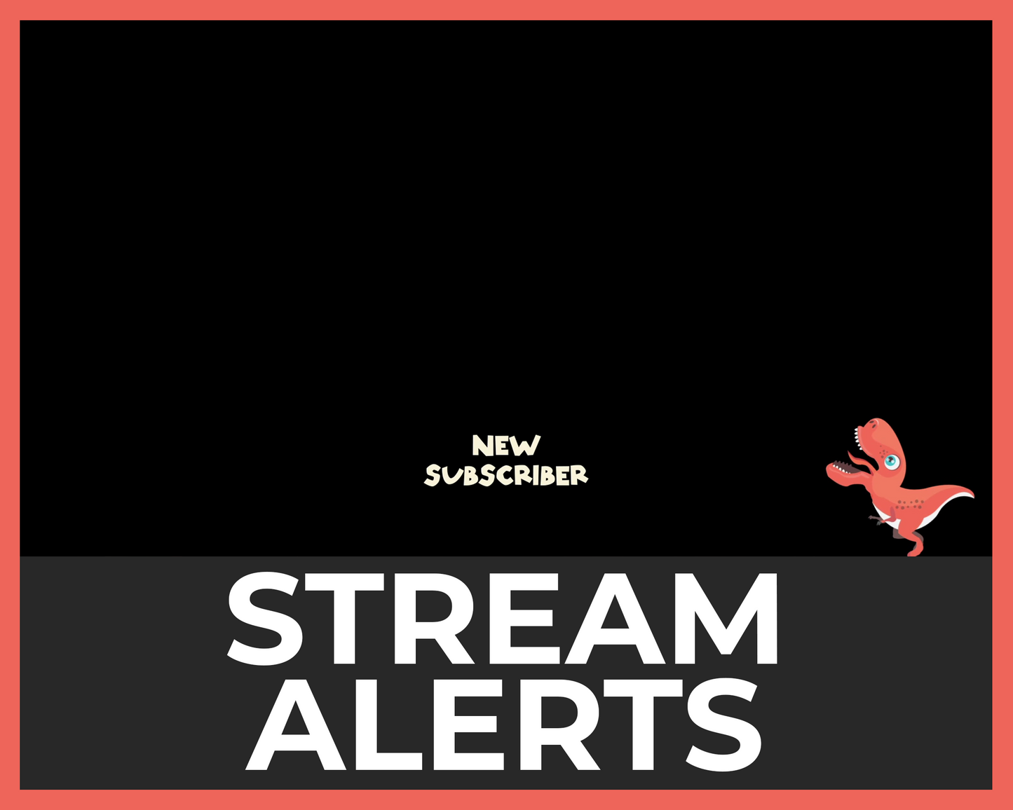 Dinosaur Twitch Stream Alerts