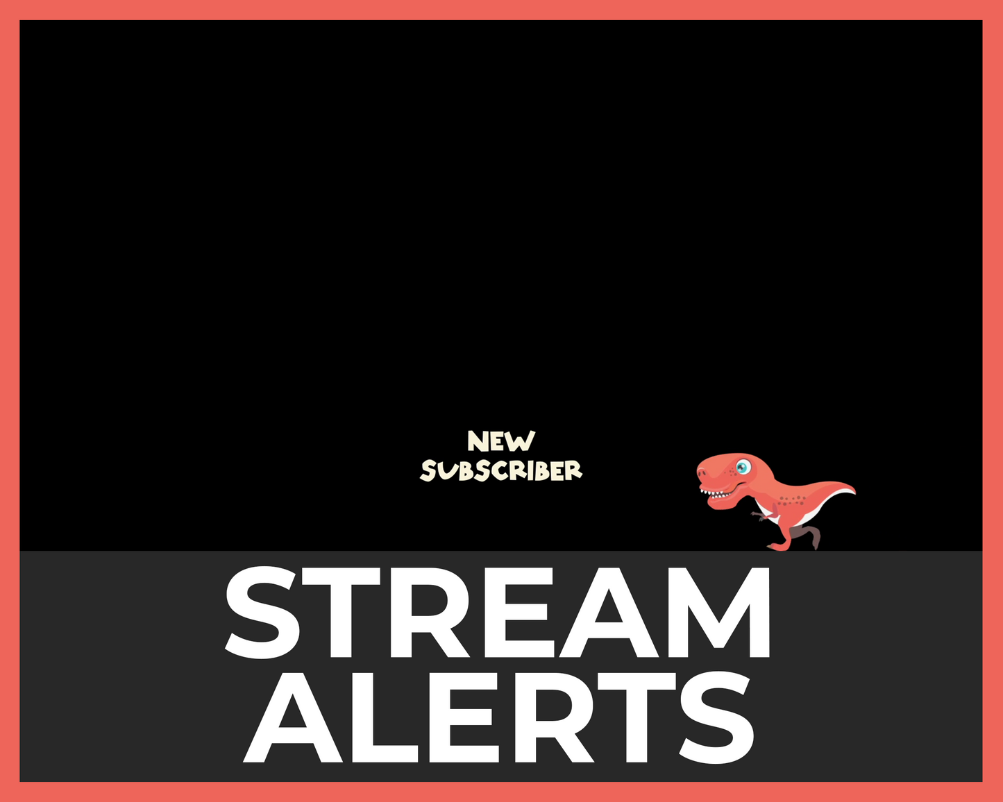 Dinosaur Twitch Stream Alerts