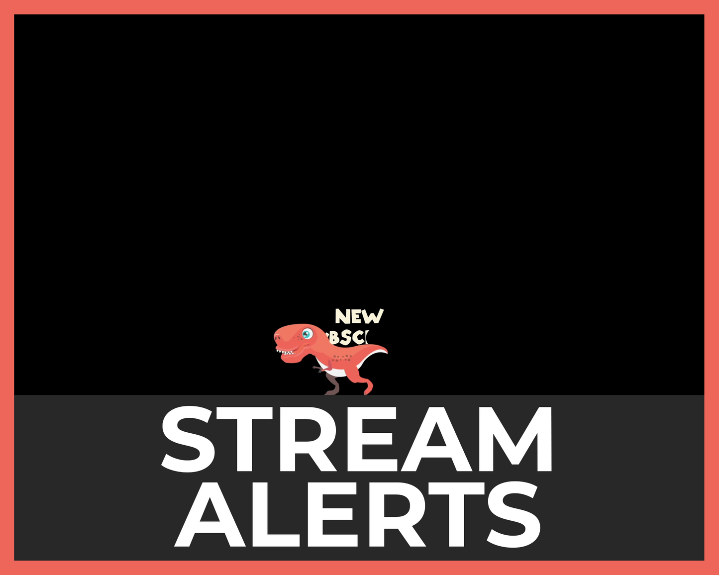 Dinosaur Twitch Stream Alerts