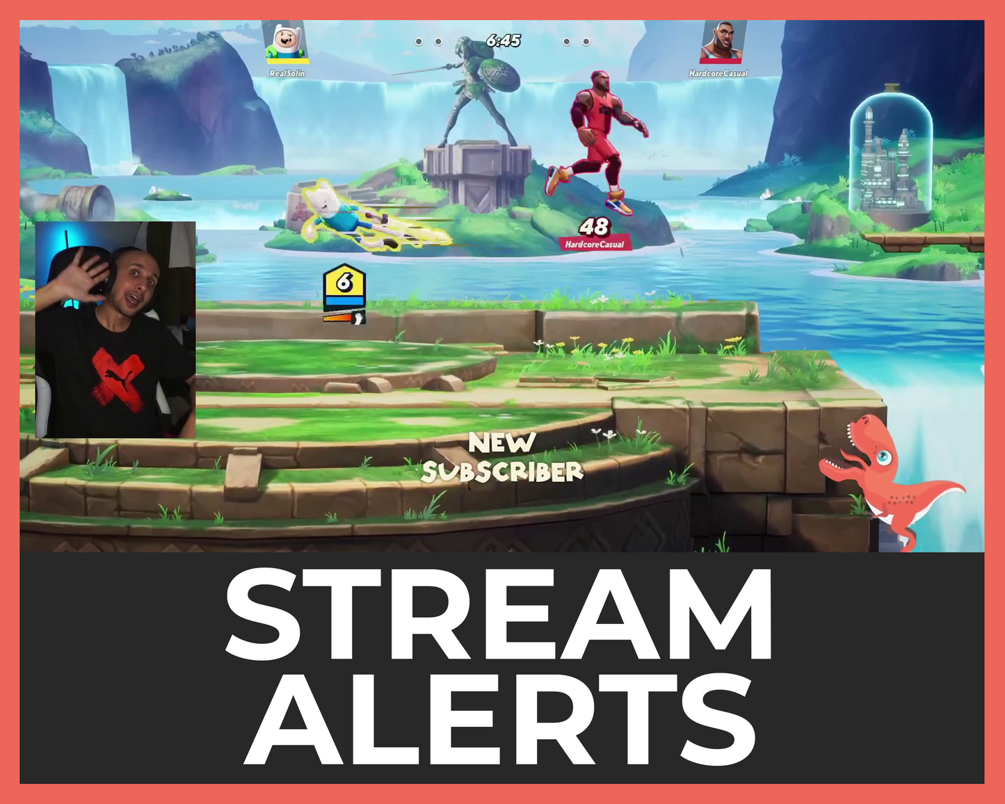 Dinosaur Twitch Stream Alerts