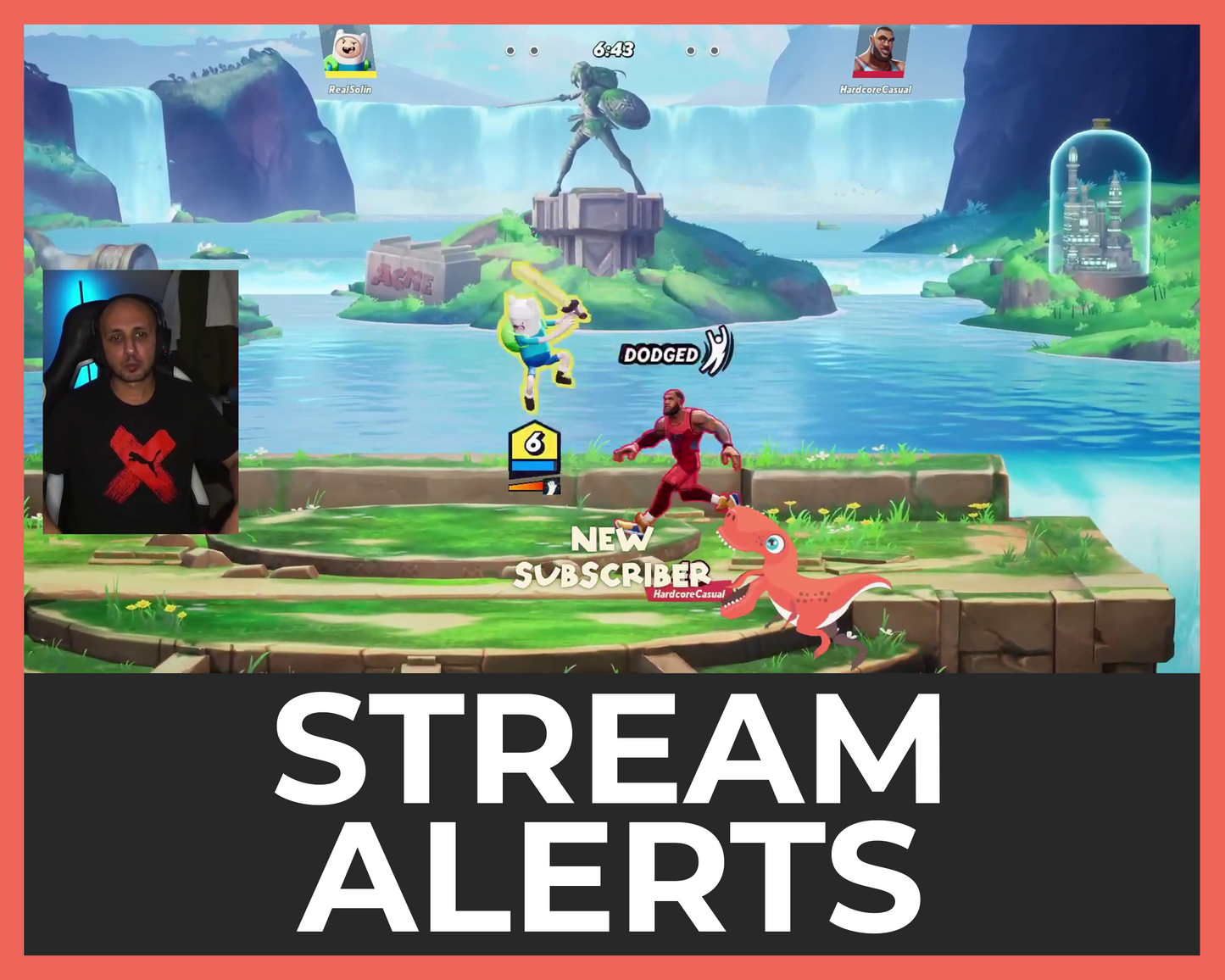 Dinosaur Twitch Stream Alerts