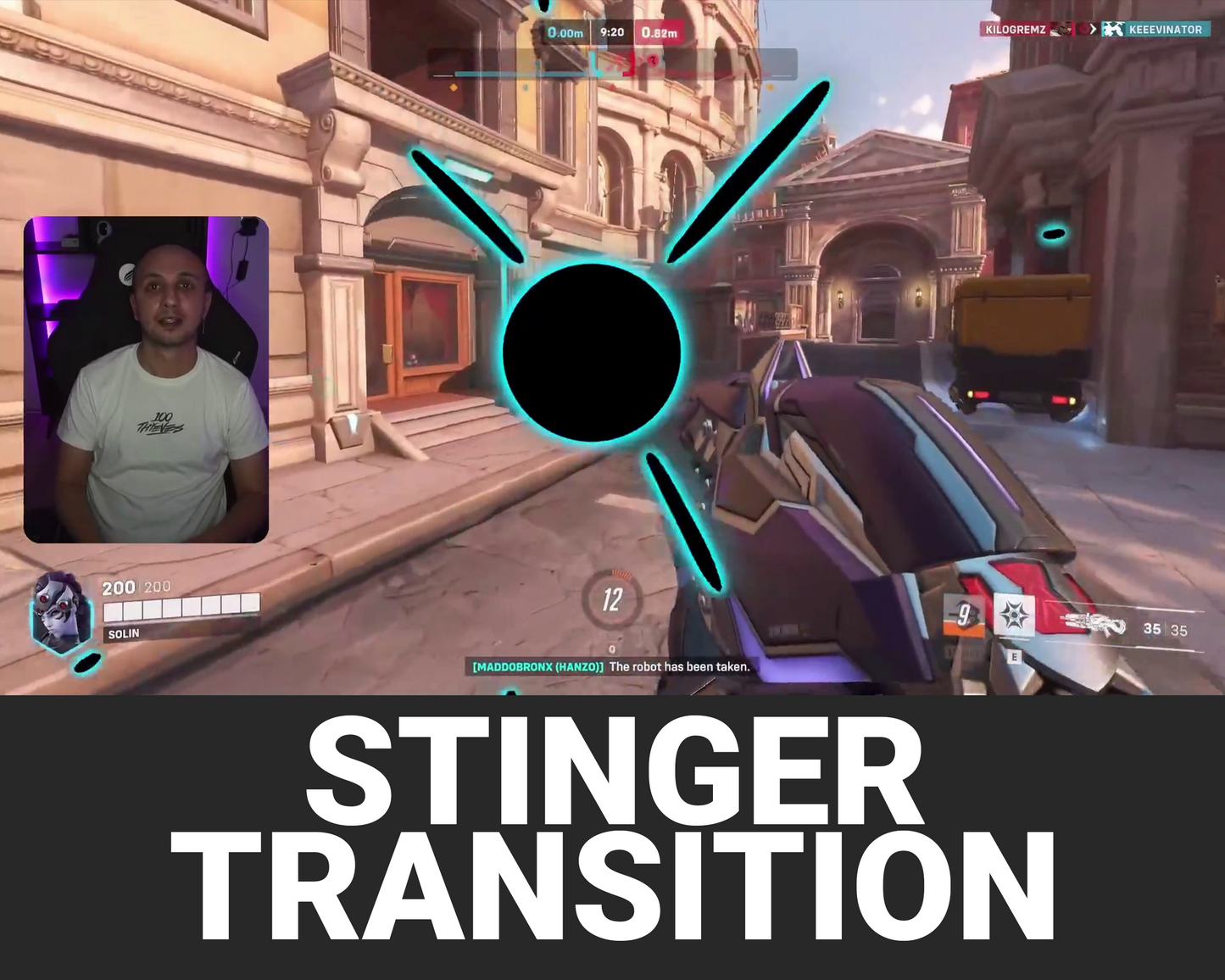 Dark Energy Explosion Stinger Transition