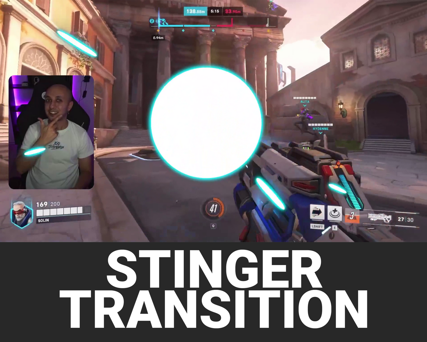 Energy Explosion Stinger Transition