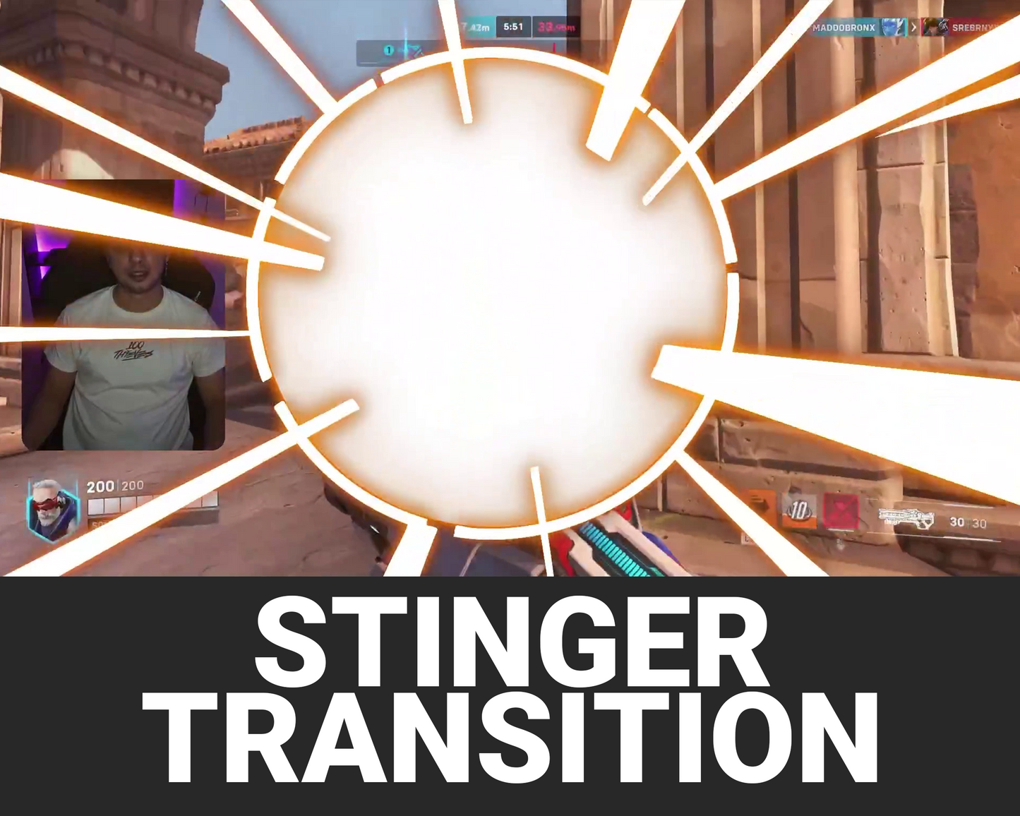 Energy Explosion Stinger Transition