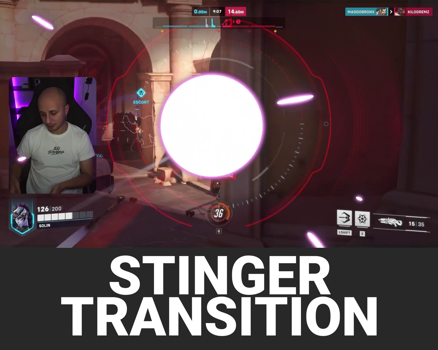 Energy Explosion Stinger Transition