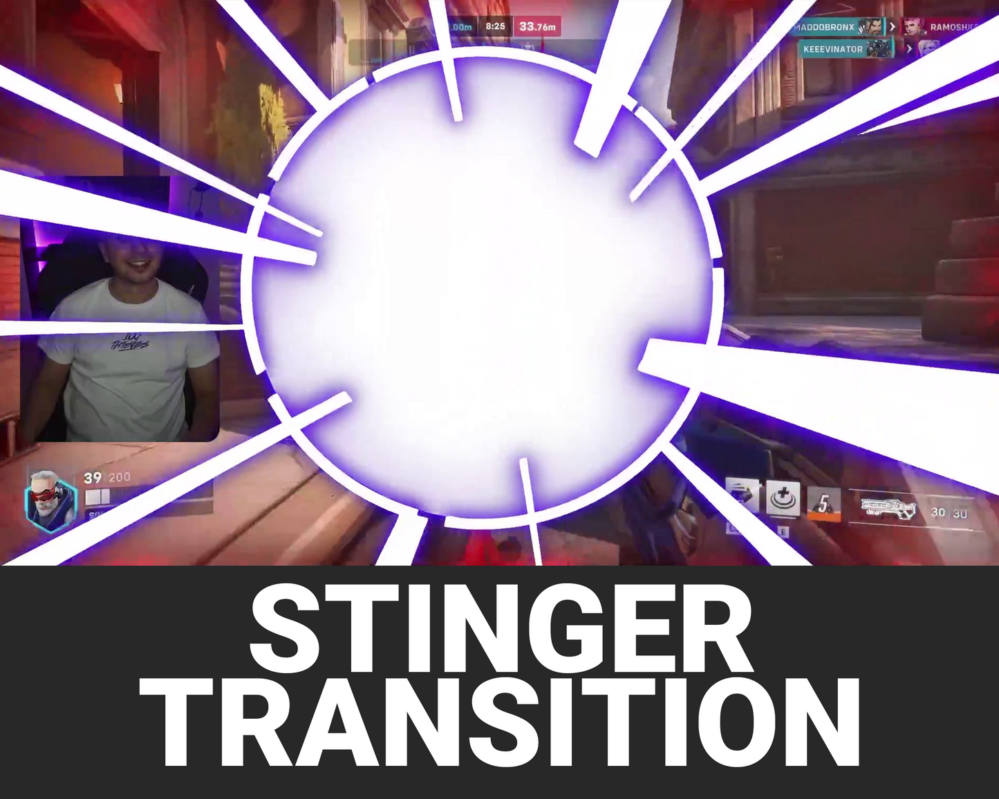 Energy Explosion Stinger Transition