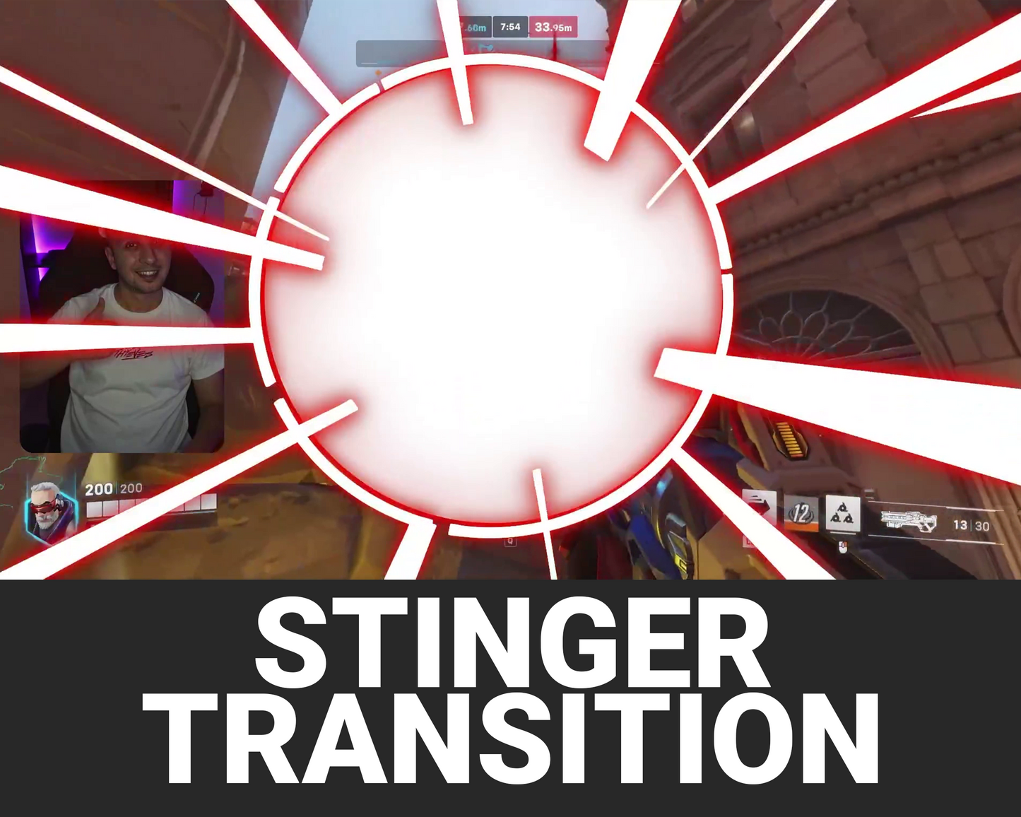Energy Explosion Stinger Transition