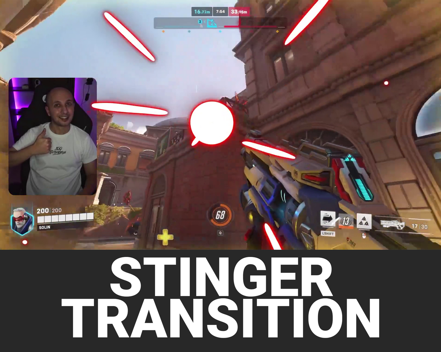 Energy Explosion Stinger Transition