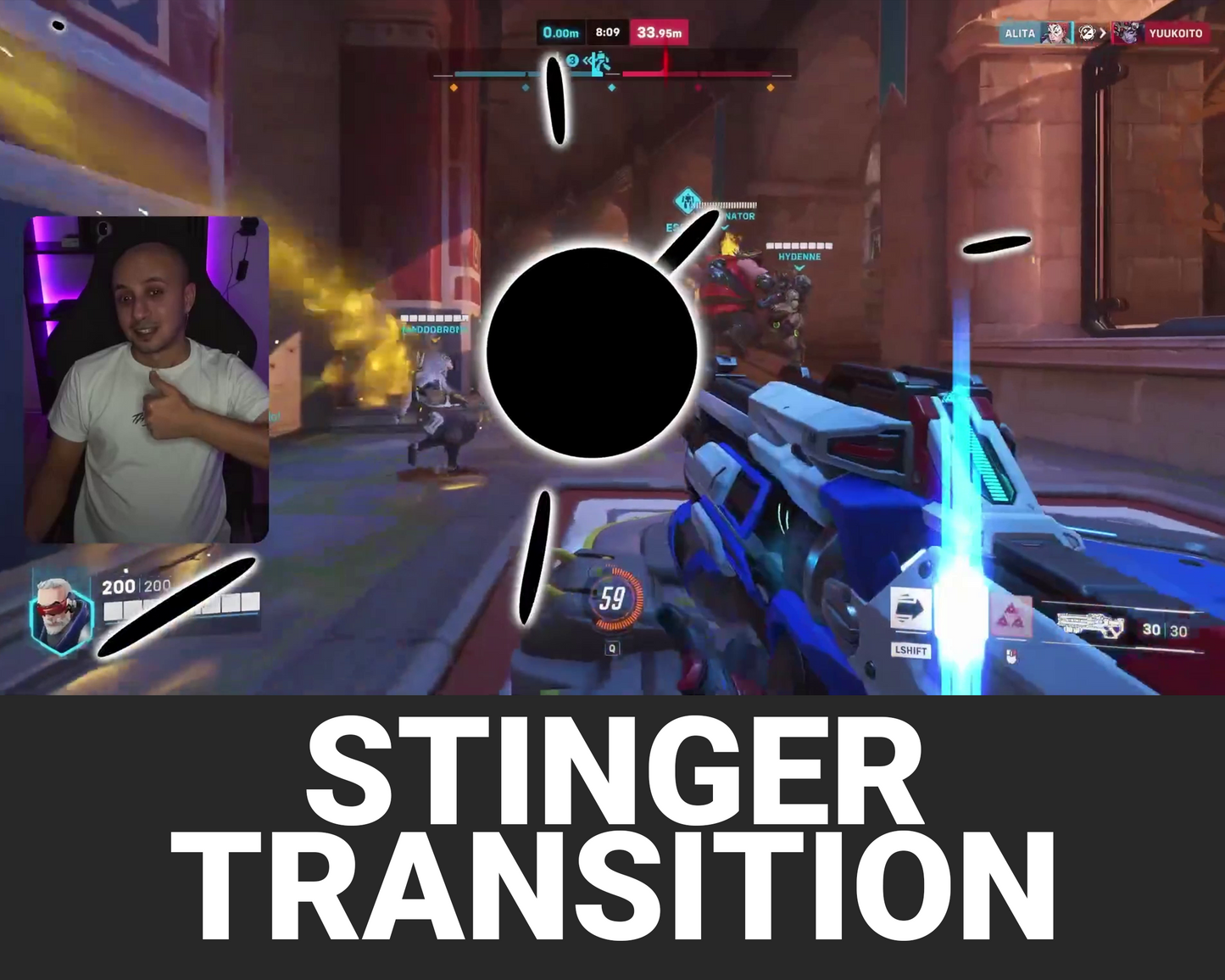Dark Energy Explosion Stinger Transition