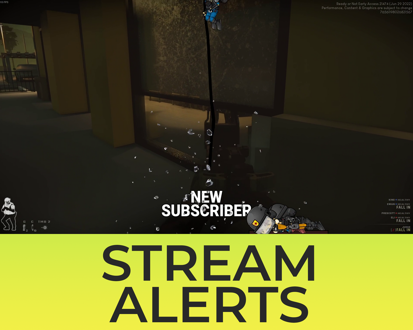 FBI Open Up! Twitch Stream Alerts