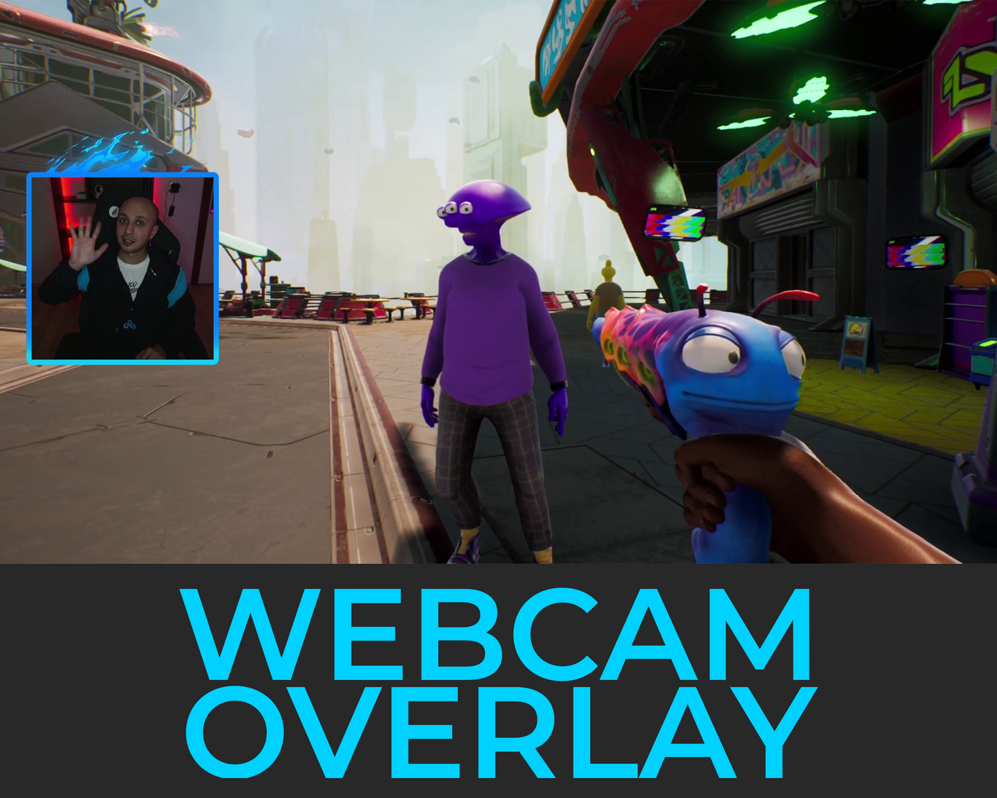 Animated Fire Twitch Overlays - Square