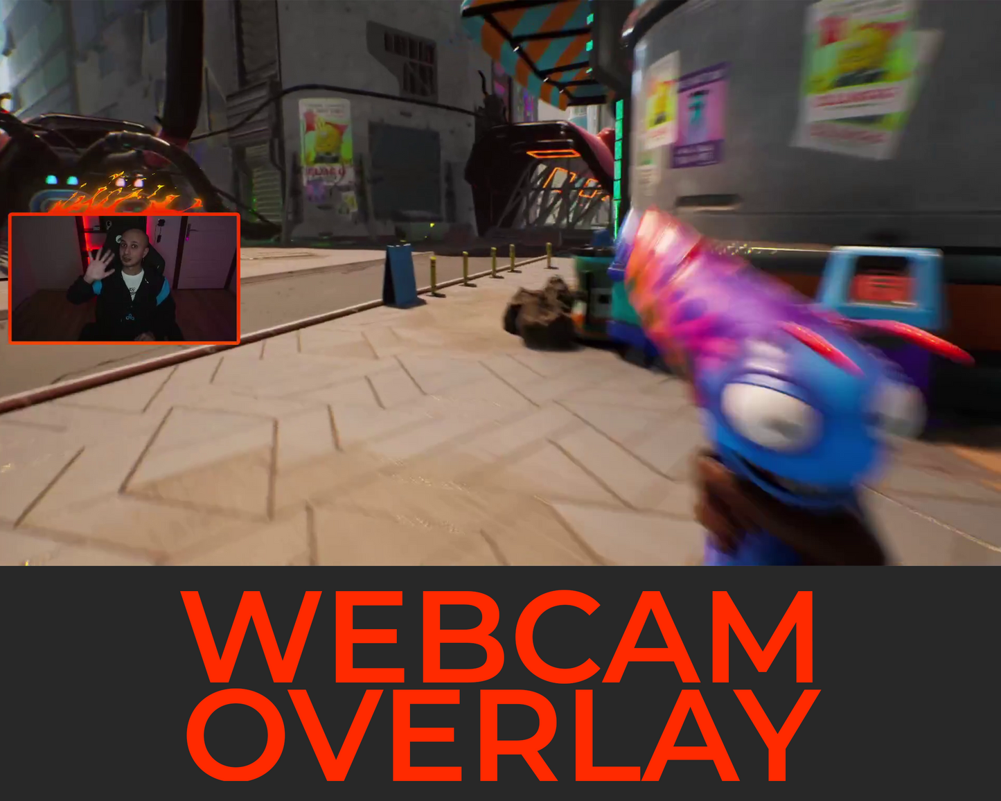 Animated Fire Twitch Overlays - Horizontal