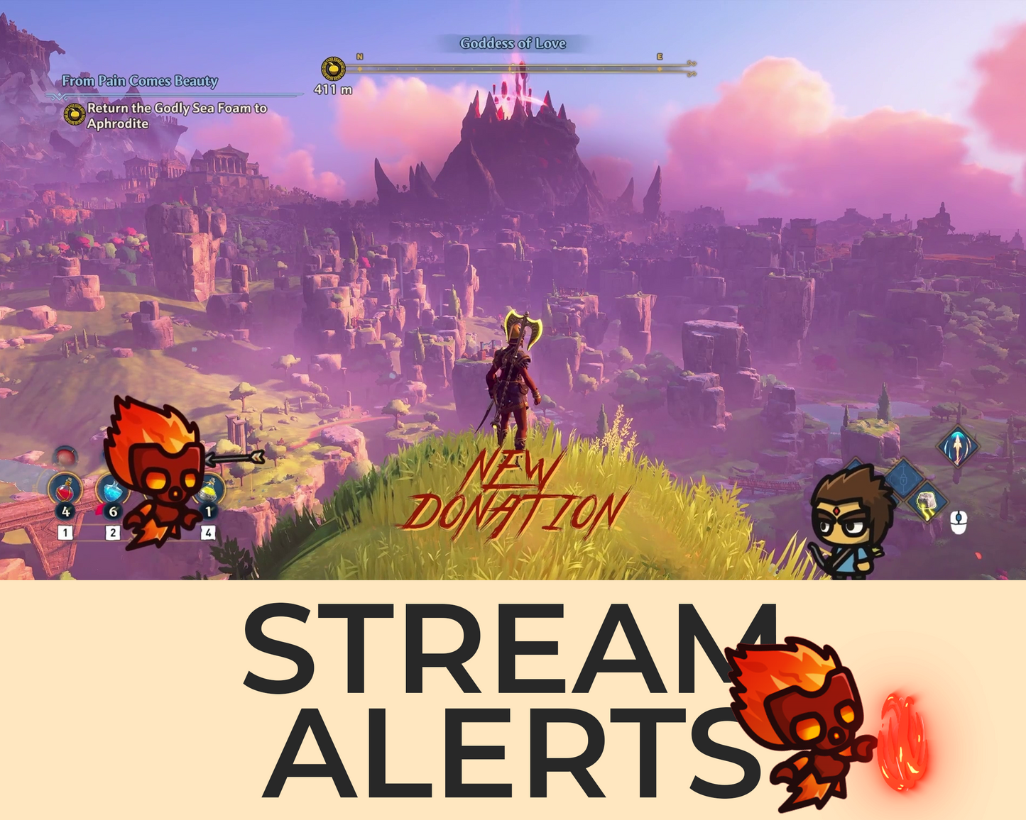 Fire Elemental Twitch Stream Alerts