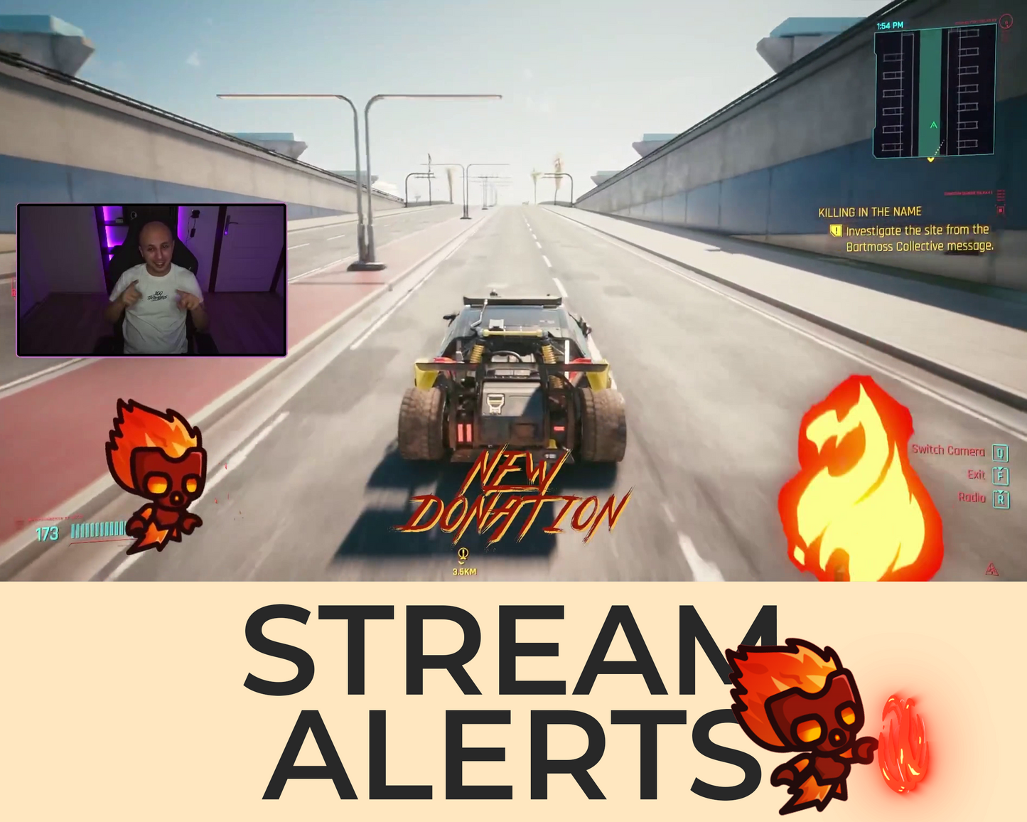 Fire Elemental Twitch Stream Alerts