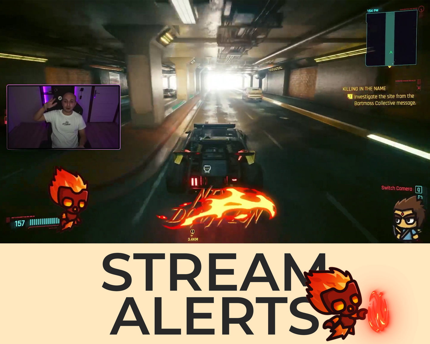 Fire Elemental Twitch Stream Alerts