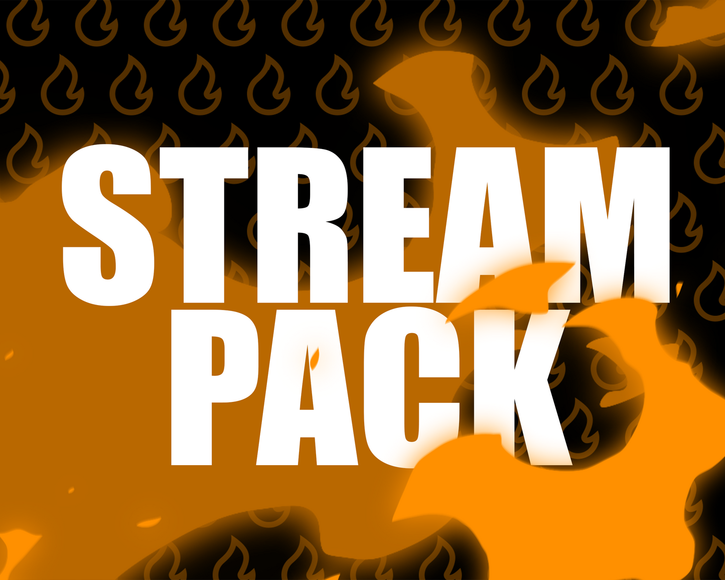 Fire Stream Pack | Fiery Streaming Bundle for Twitch | Flame Overlay for Streamers | Borders Alerts BRB Lower-Third Labels Panels Chatboxes