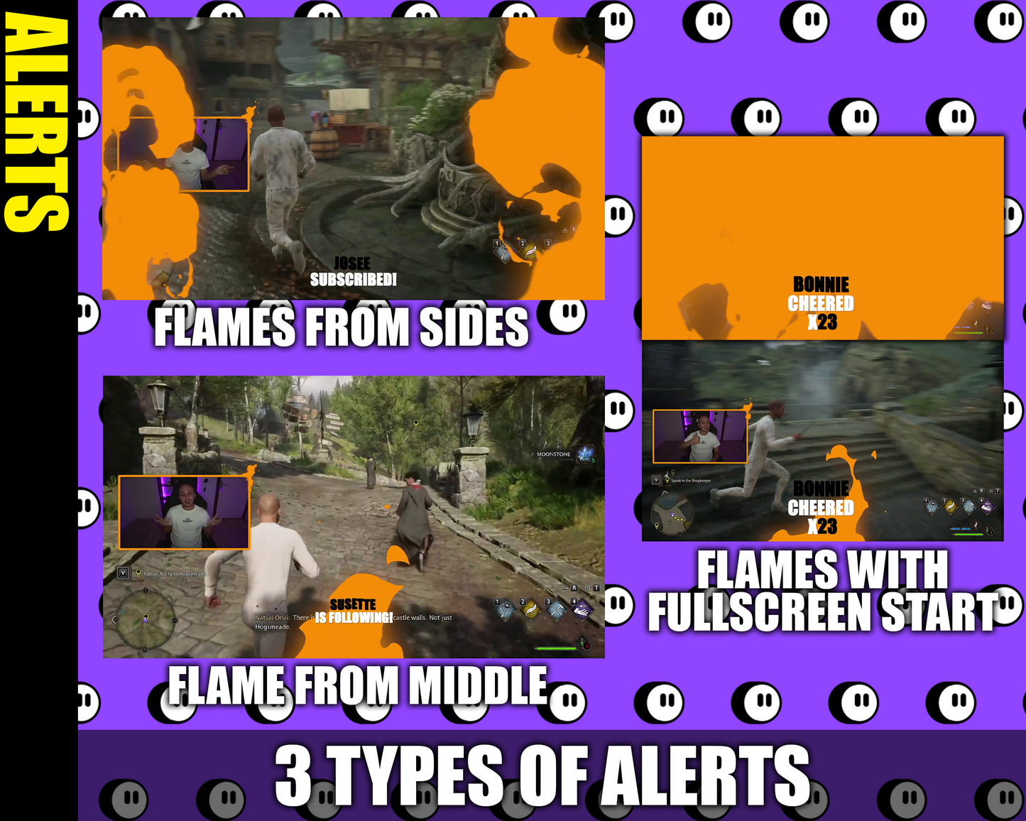 Fire Twitch Stream Overlay Pack