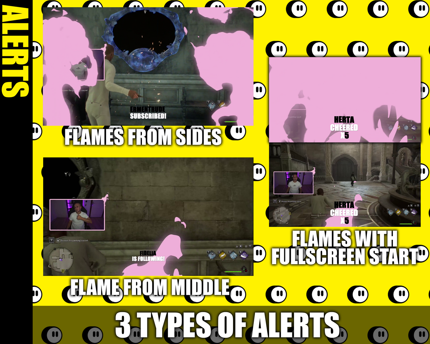 Fire Twitch Stream Overlay Pack