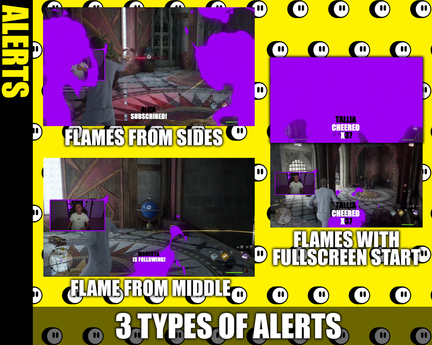 Fire Twitch Stream Overlay Pack