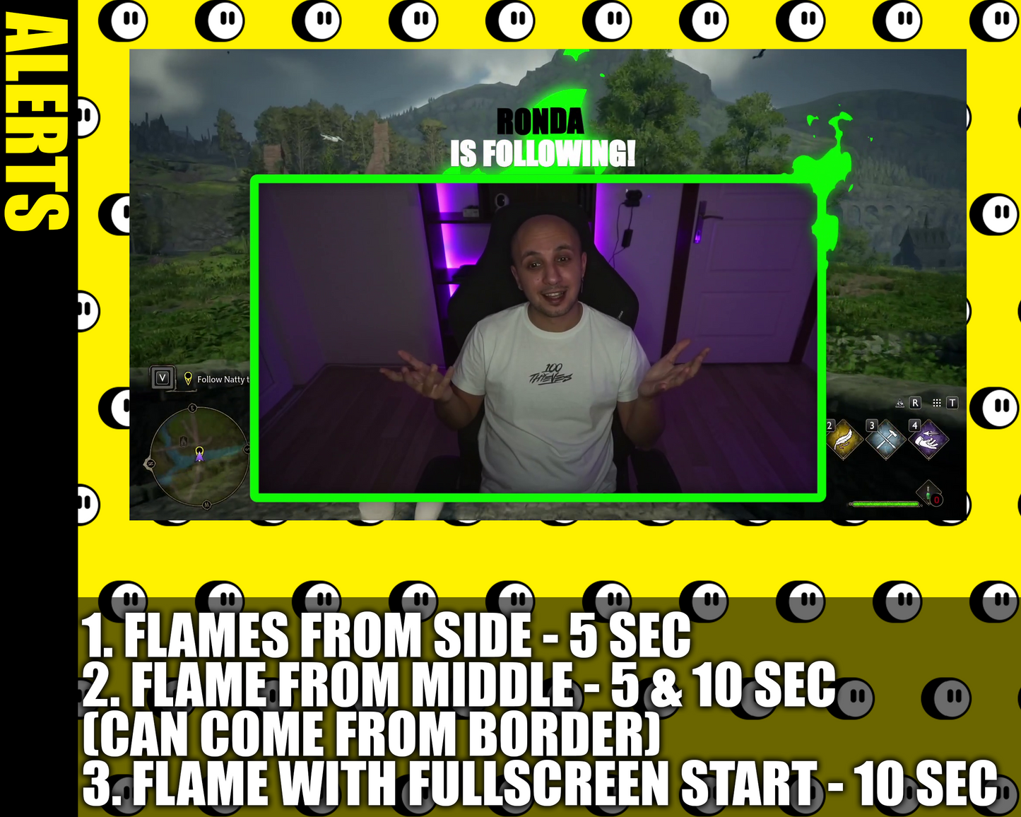 Fire Twitch Stream Overlay Pack