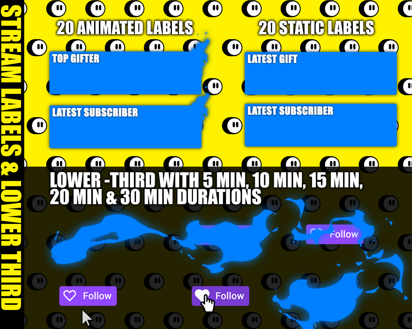 Fire Twitch Stream Overlay Pack