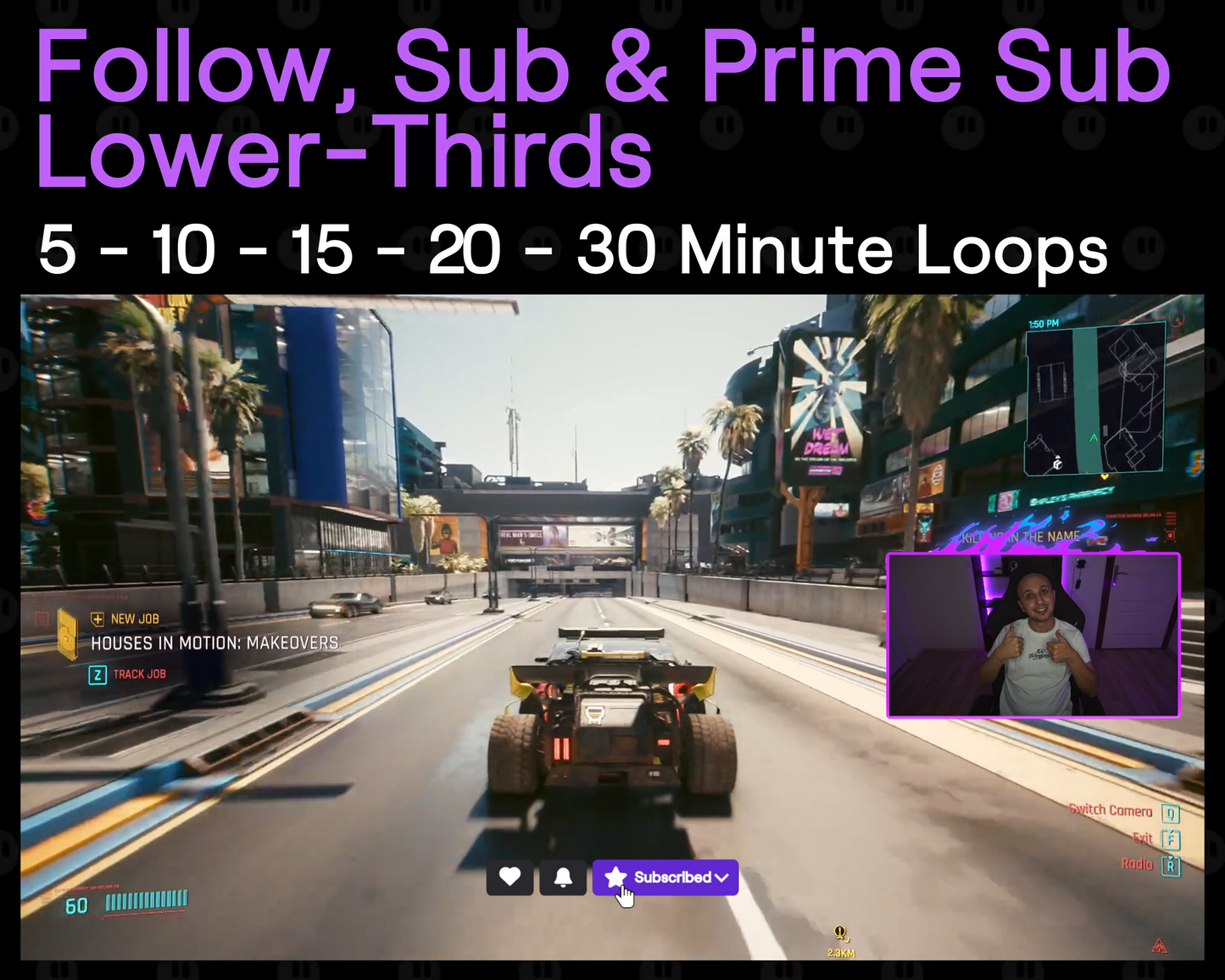 Follow - Sub - Prime Twitch Lower-Thirds