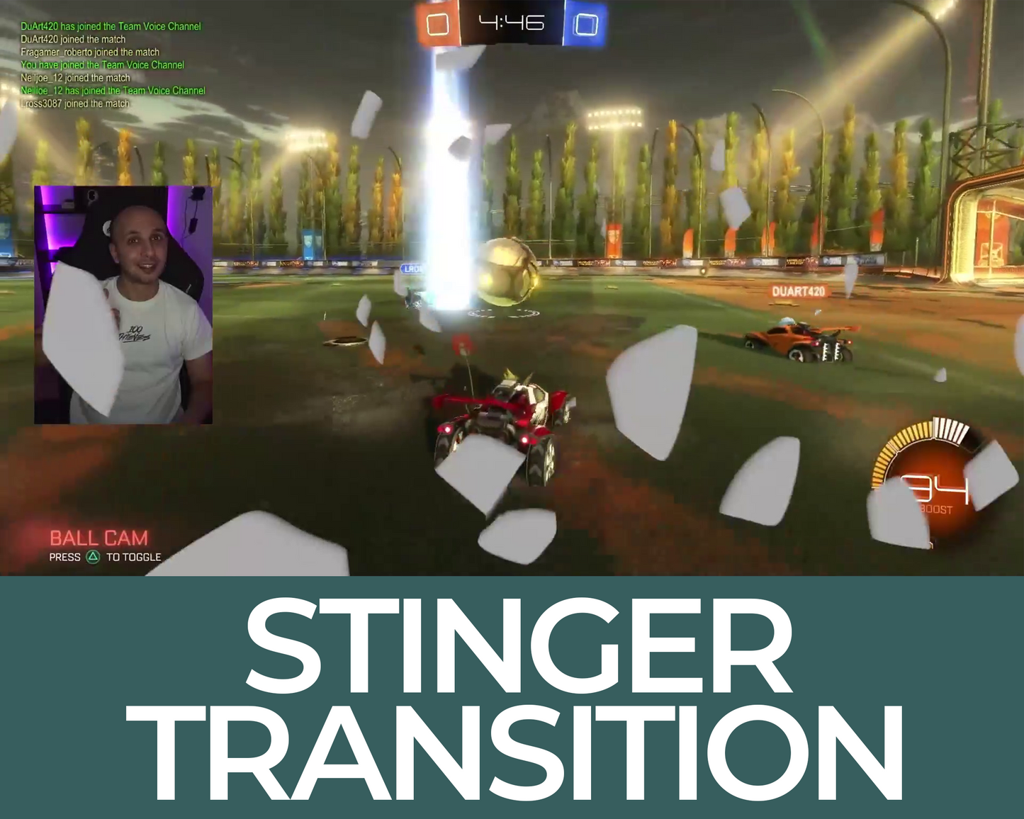 Breaking Glass Stinger Transition