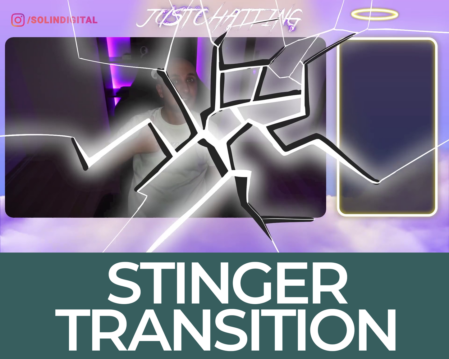 Breaking Glass Stinger Transition