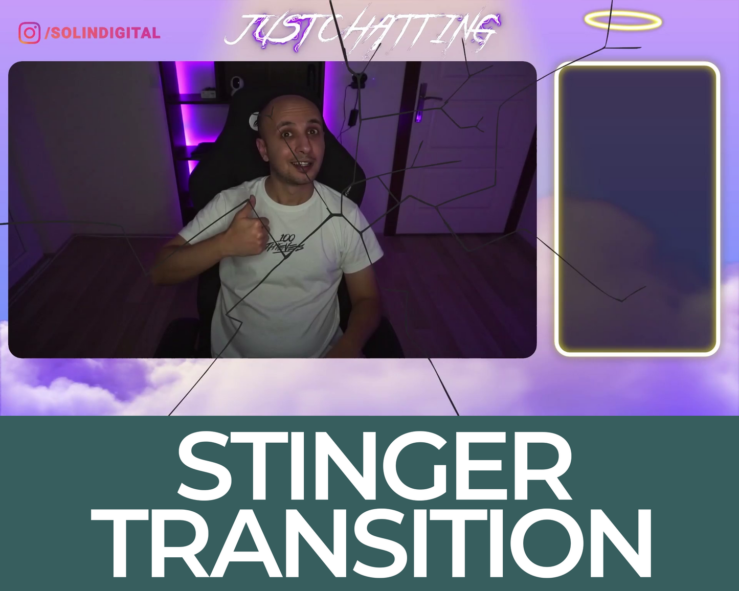 Breaking Glass Stinger Transition